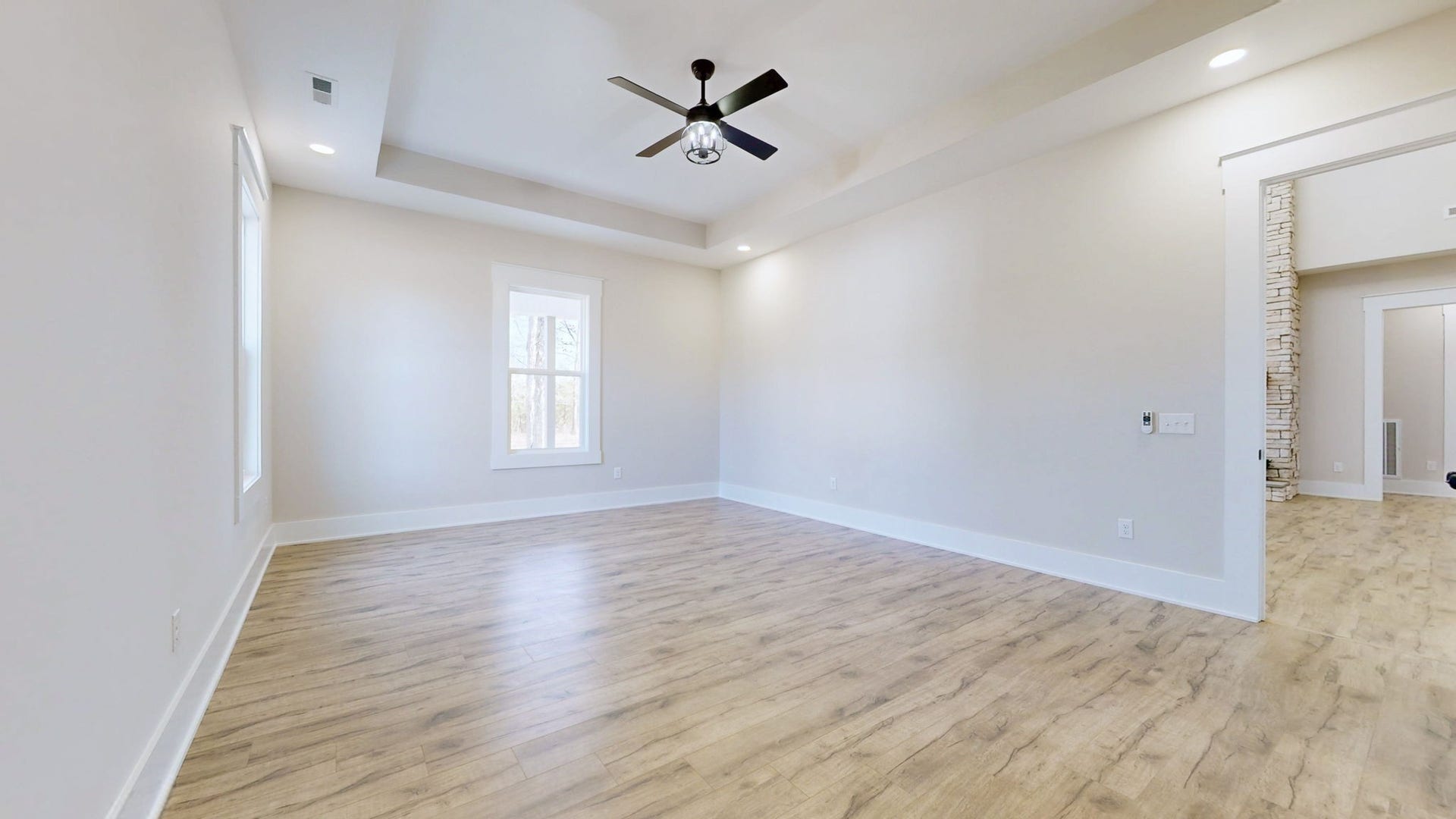 579 Lower Halls Mill Rd, Shelbyville, TN 37160 Beautiful luxury vinyl plank flooring runs throughout the main house.