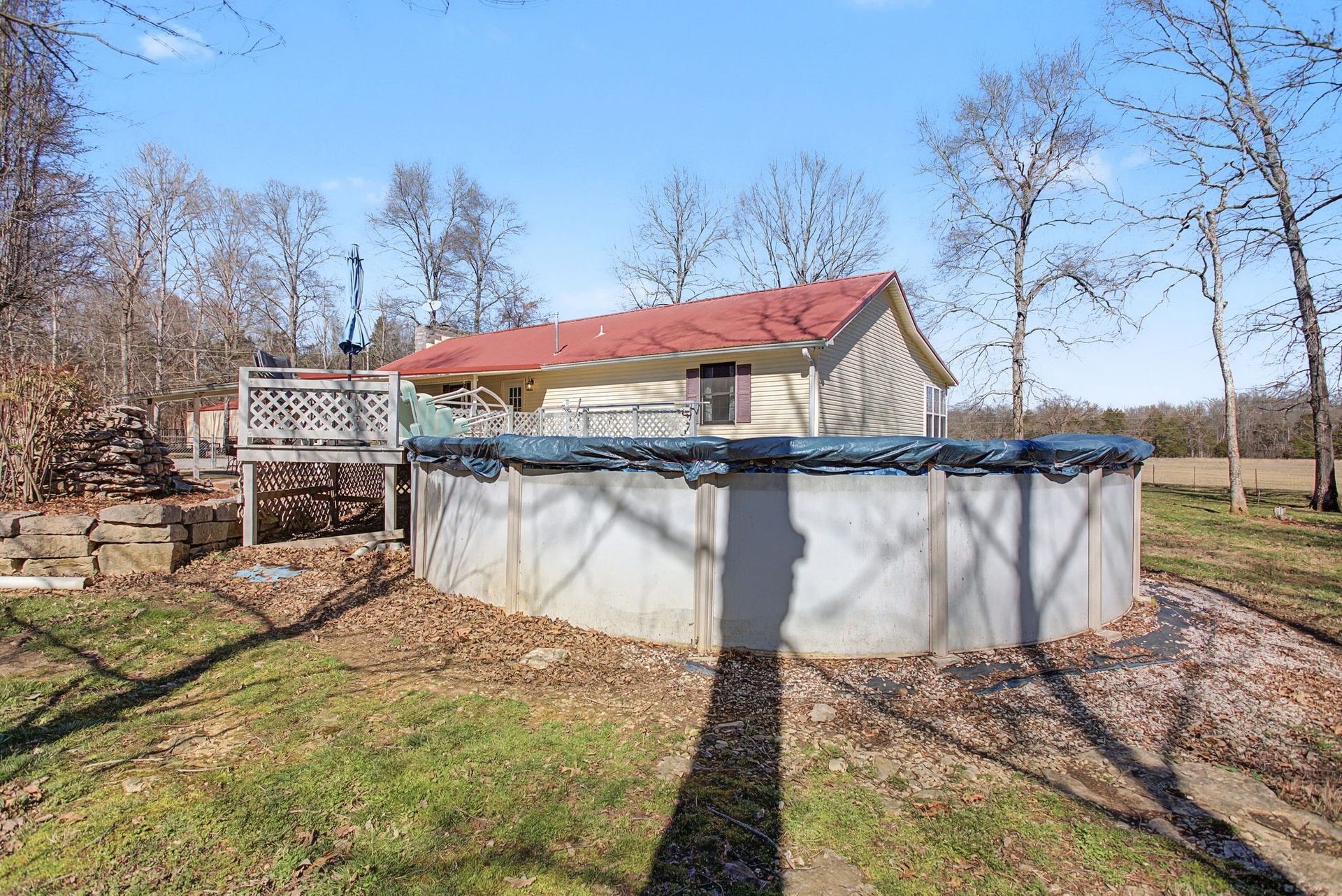 1545 Irwin Rd, Lewisburg, TN 37091 View of above ground pool