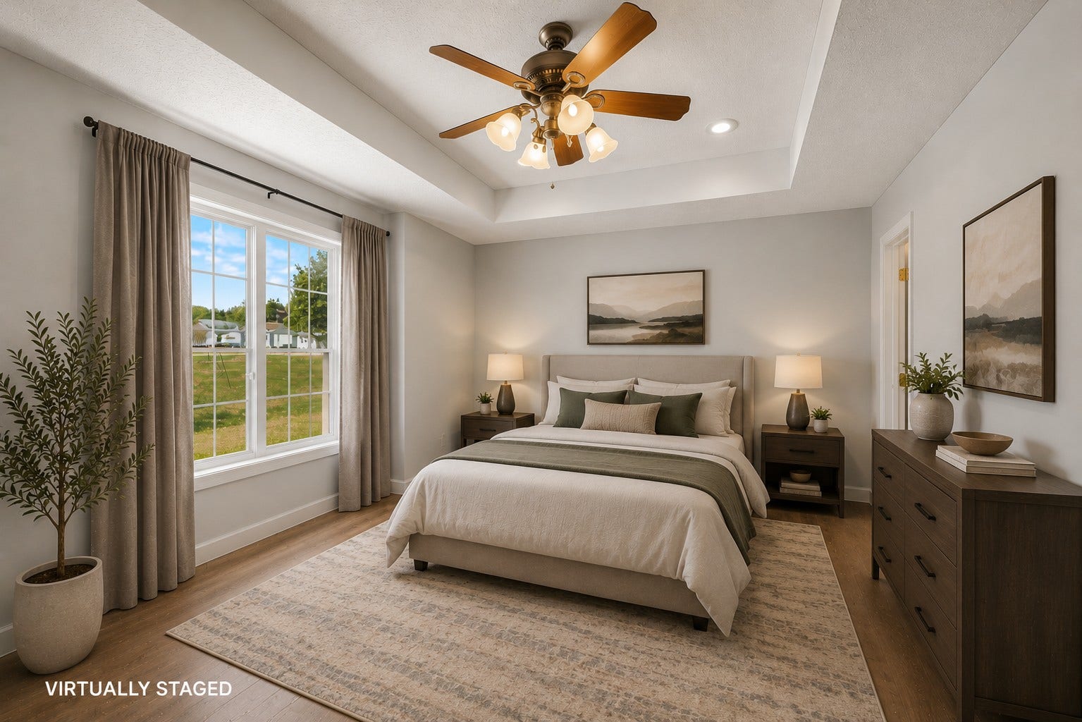 978 Sumerset Cir, Lewisburg, TN 37091 Let's give the primary bedroom an update! Virtual staging shows that this can be a fantastic room!