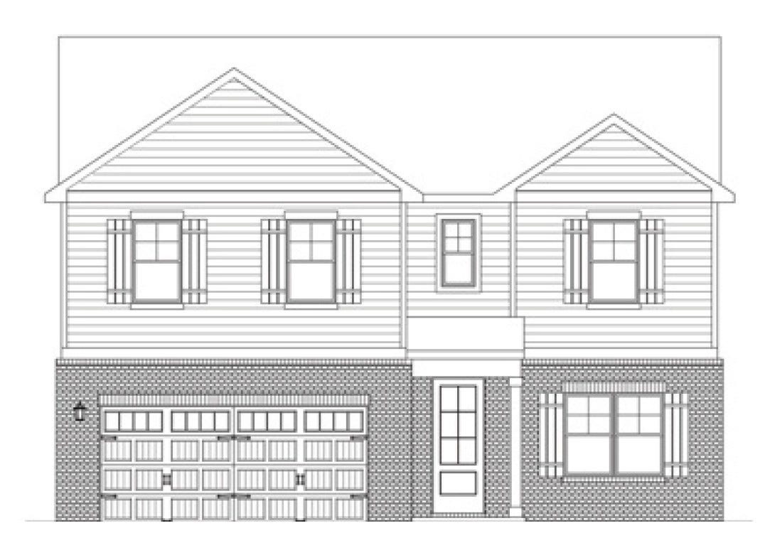 2302 Mary Lou Way, Columbia, TN 38401 This home will have a 3rd car garage.