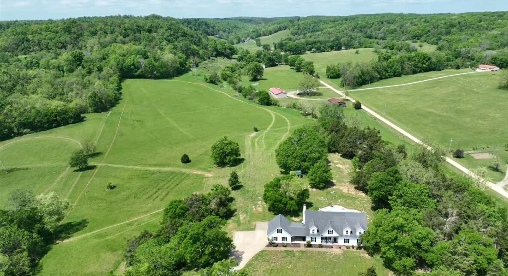 Home that is currently on the property.