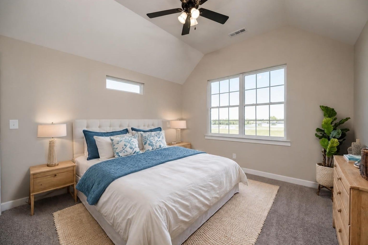 Upstairs Bedroom #2 Virtually Staged