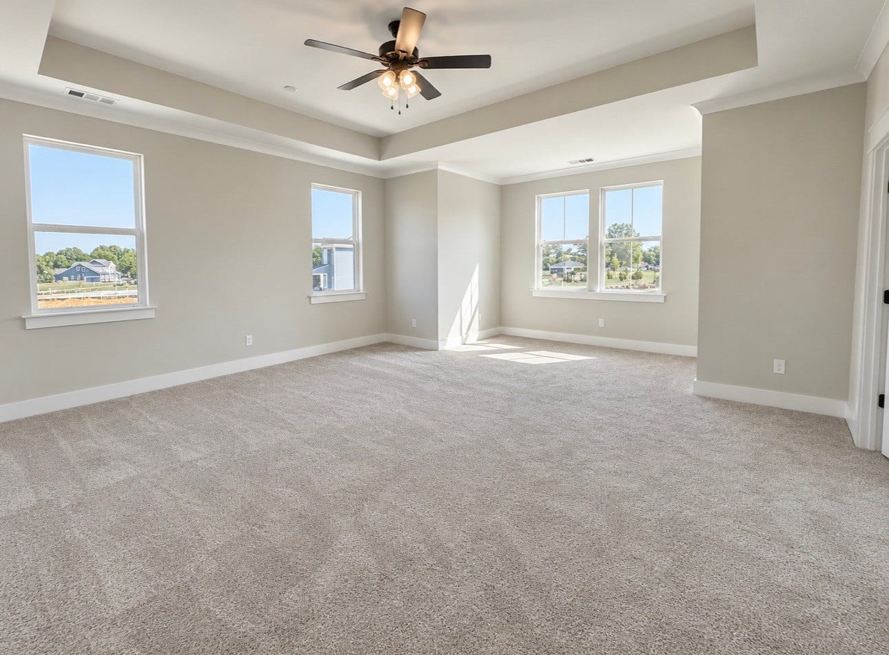 2905 Biloxi Ct, Murfreesboro, TN 37129 Massive Primary Bedroom with tray ceiling and sitting area