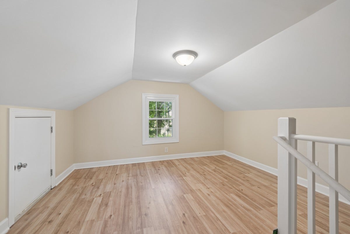 Upstairs flex room has many possibilties.