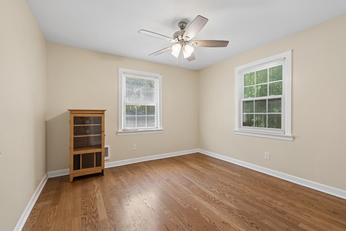 One of two nice size bedrooms.