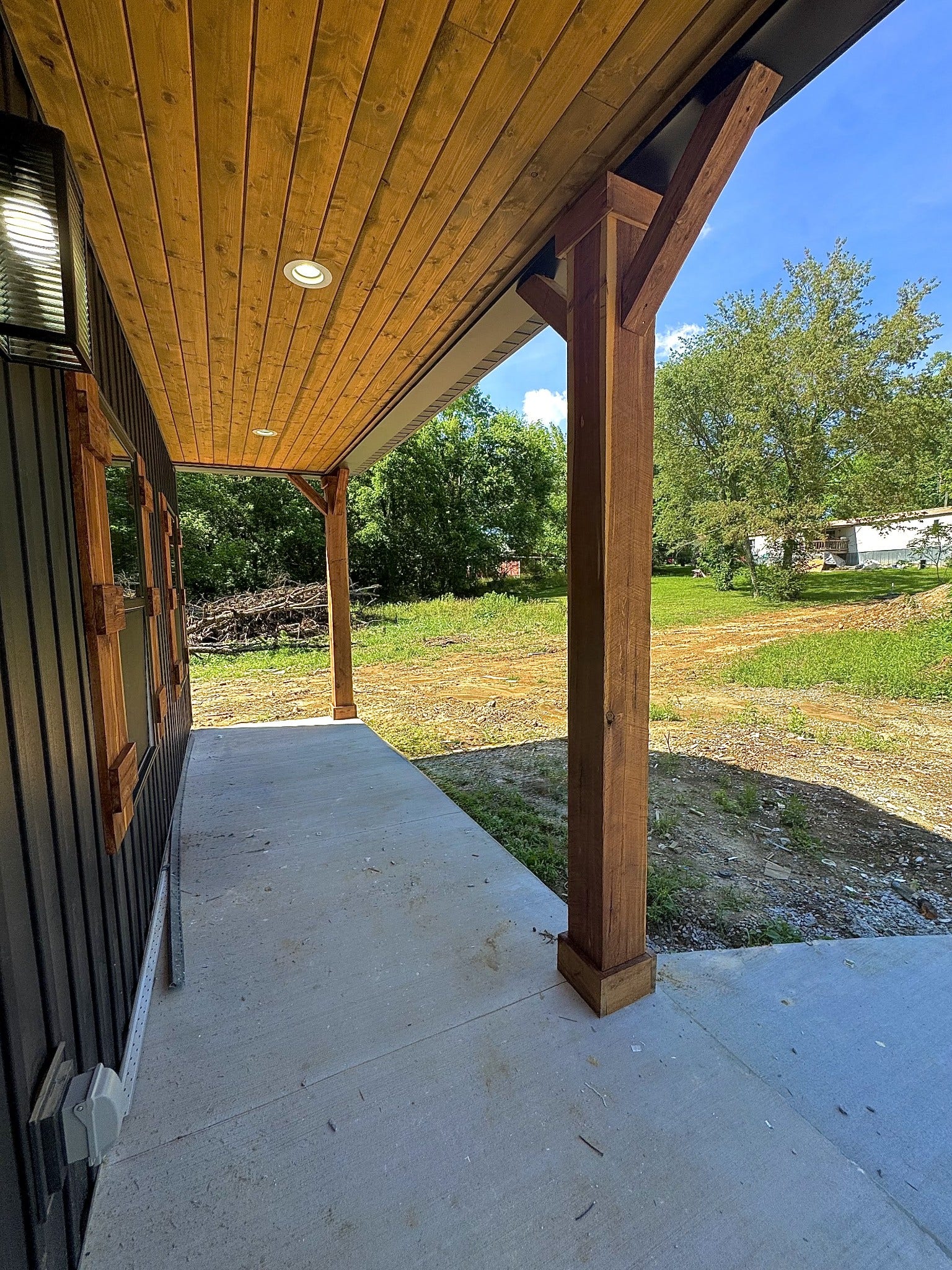 Covered front porch
