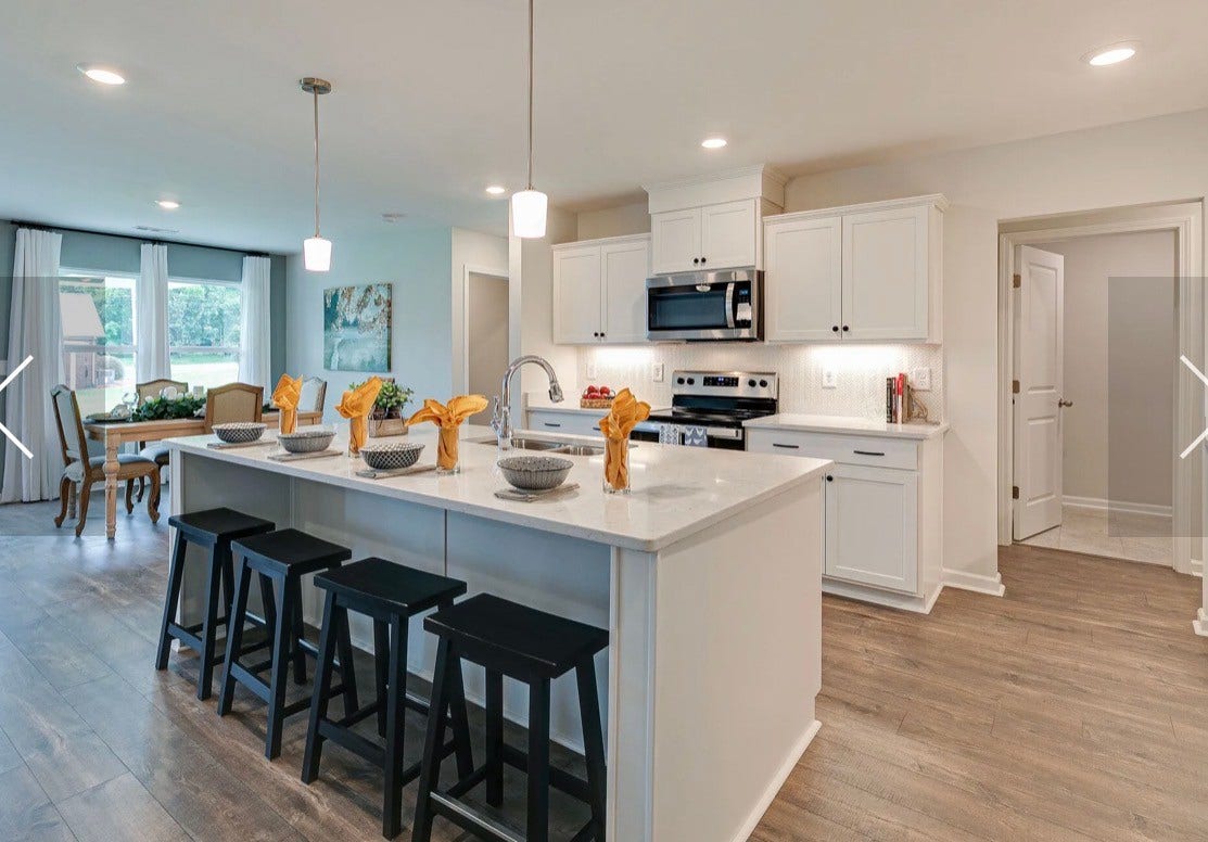 628 Brookside Dr, Mount Pleasant, TN 38474 This is a stock photo of a furnished Sugar Creek Model that will show how this home can be furnished.