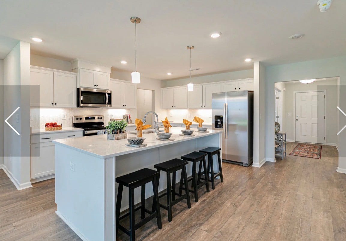628 Brookside Dr, Mount Pleasant, TN 38474 This is a stock photo of a furnished Sugar Creek Model that will show how this home can be furnished.