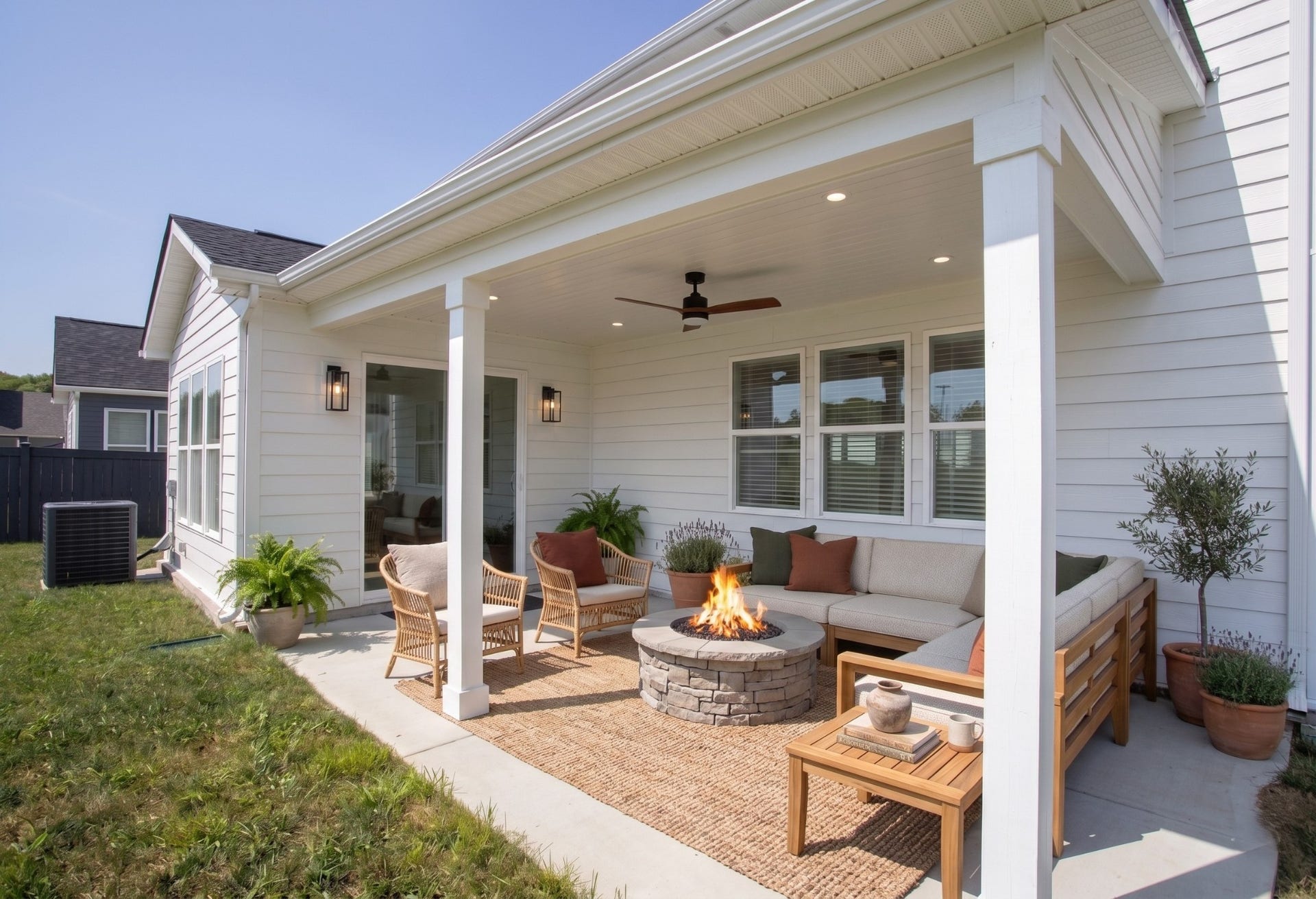 1564 Oak Springs Drive, Columbia, TN 38401 Covered Porch included. Picture is reimagined, similar not exact.