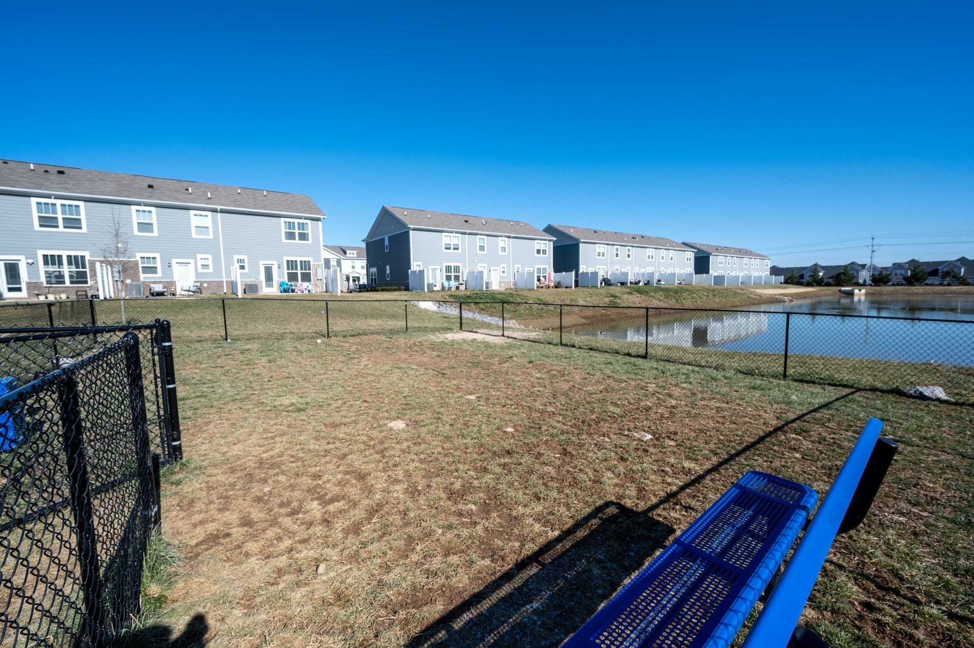 Dog park in this neighborhood with views of the water