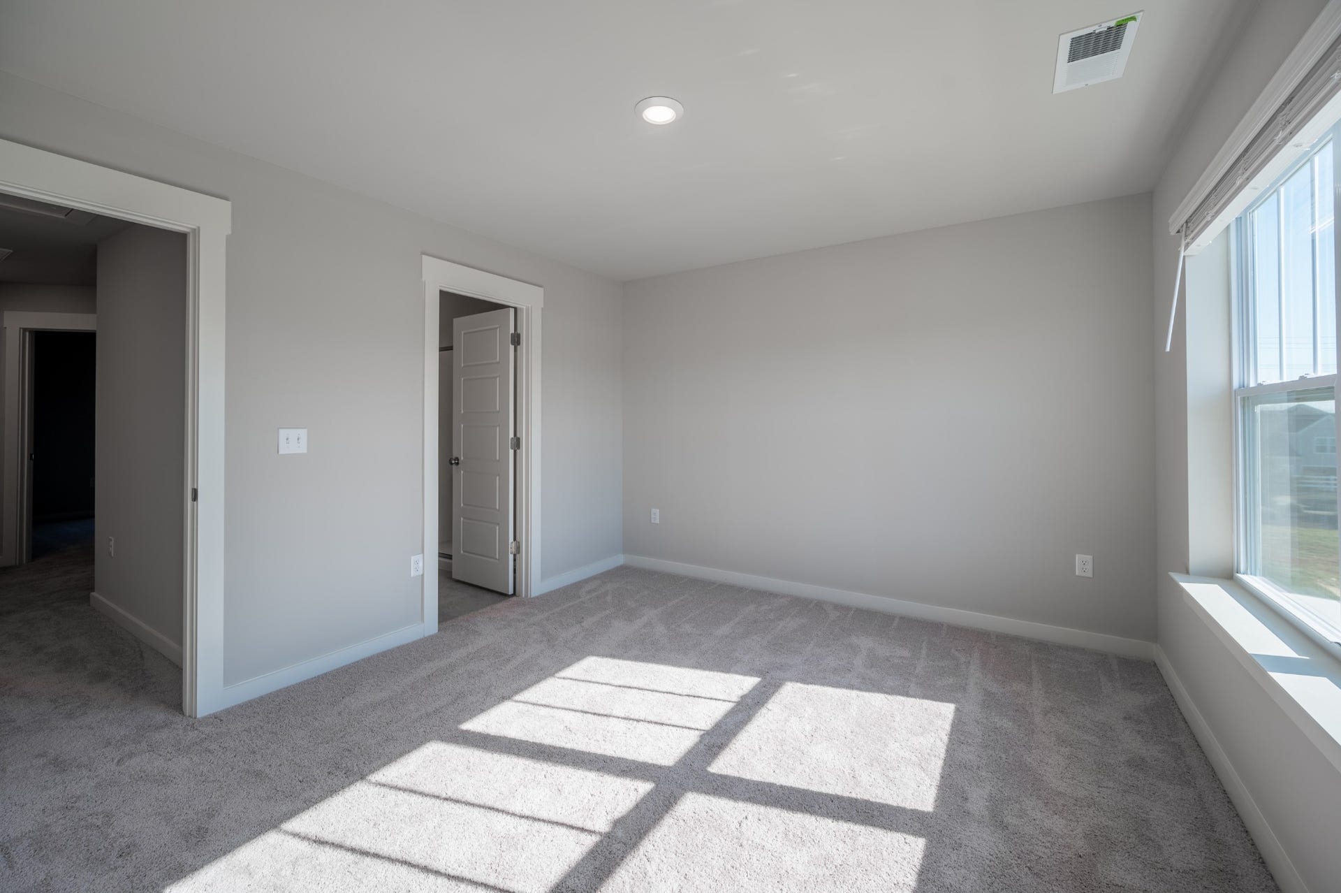 Primary bedroom on second level