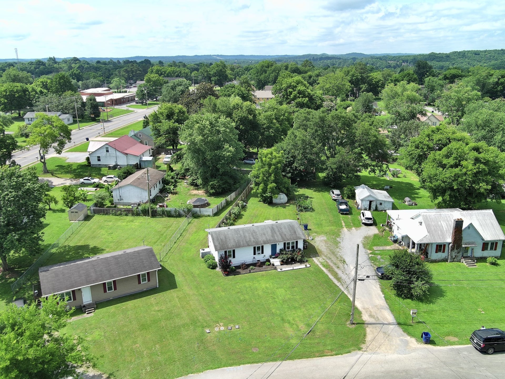 618 Coble Cir, Shelbyville, TN 37160 Airial View of Our Home and the Homes around us.