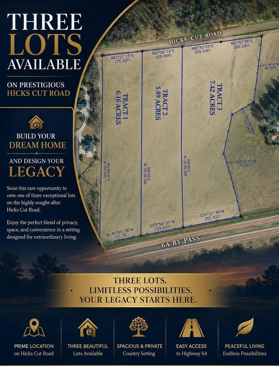 Property photo for 0 Hicks Cut Road, Pulaski, TN