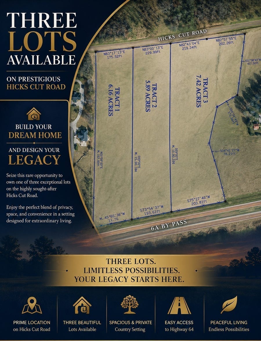 Property photo for 0 Hicks Cut Road, Pulaski, TN