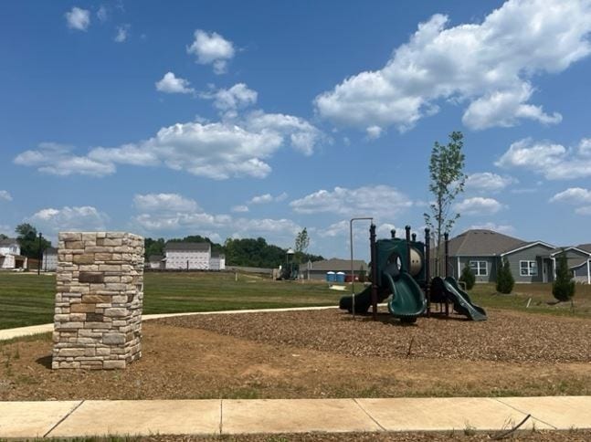 2611 Hidden Creek Way, Columbia, TN 38401 The playground also includes open space where you could have a picnic or throw around the football.