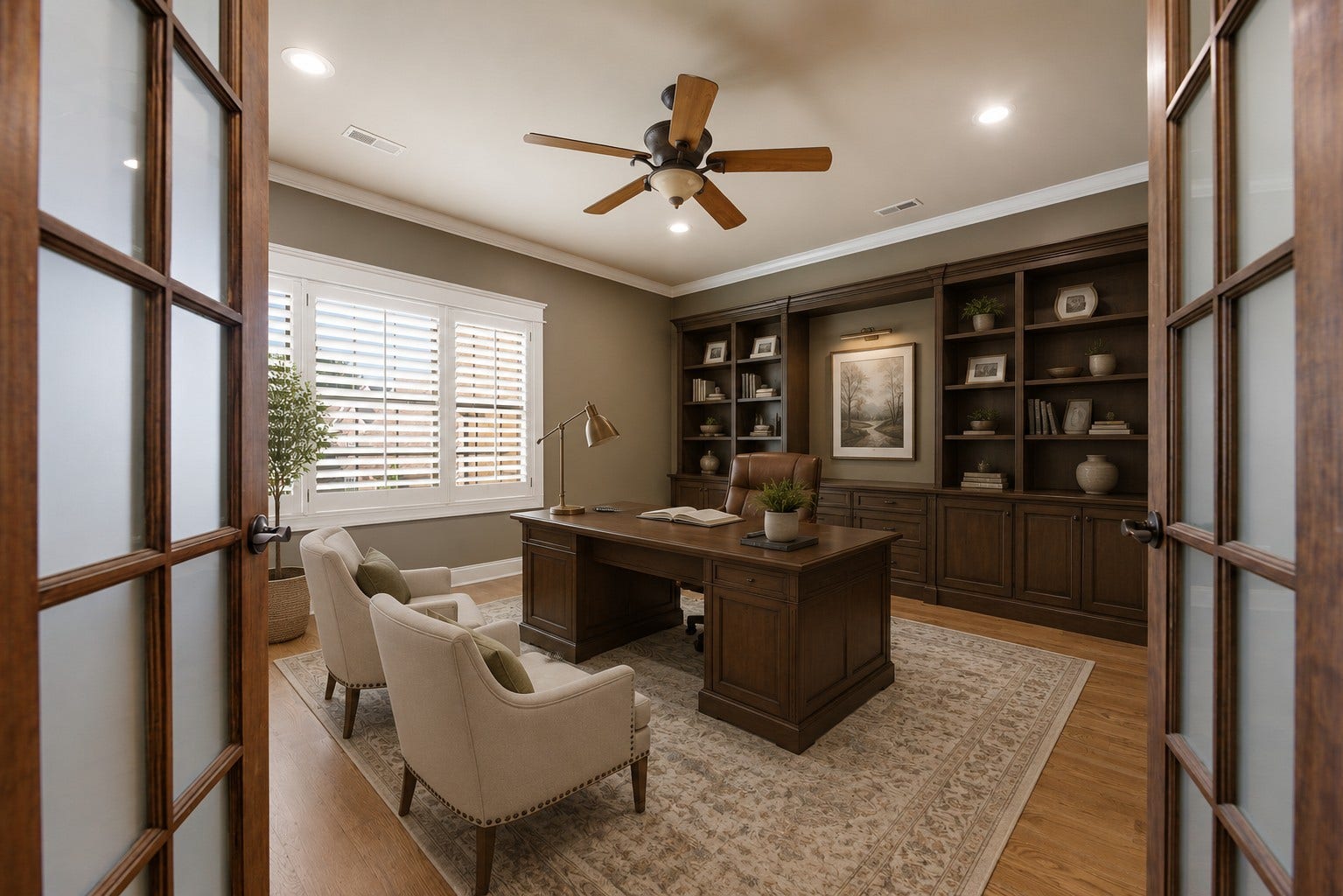 2926 Frank Robinson Dr, Murfreesboro, TN 37130 Virtually staged as a home office