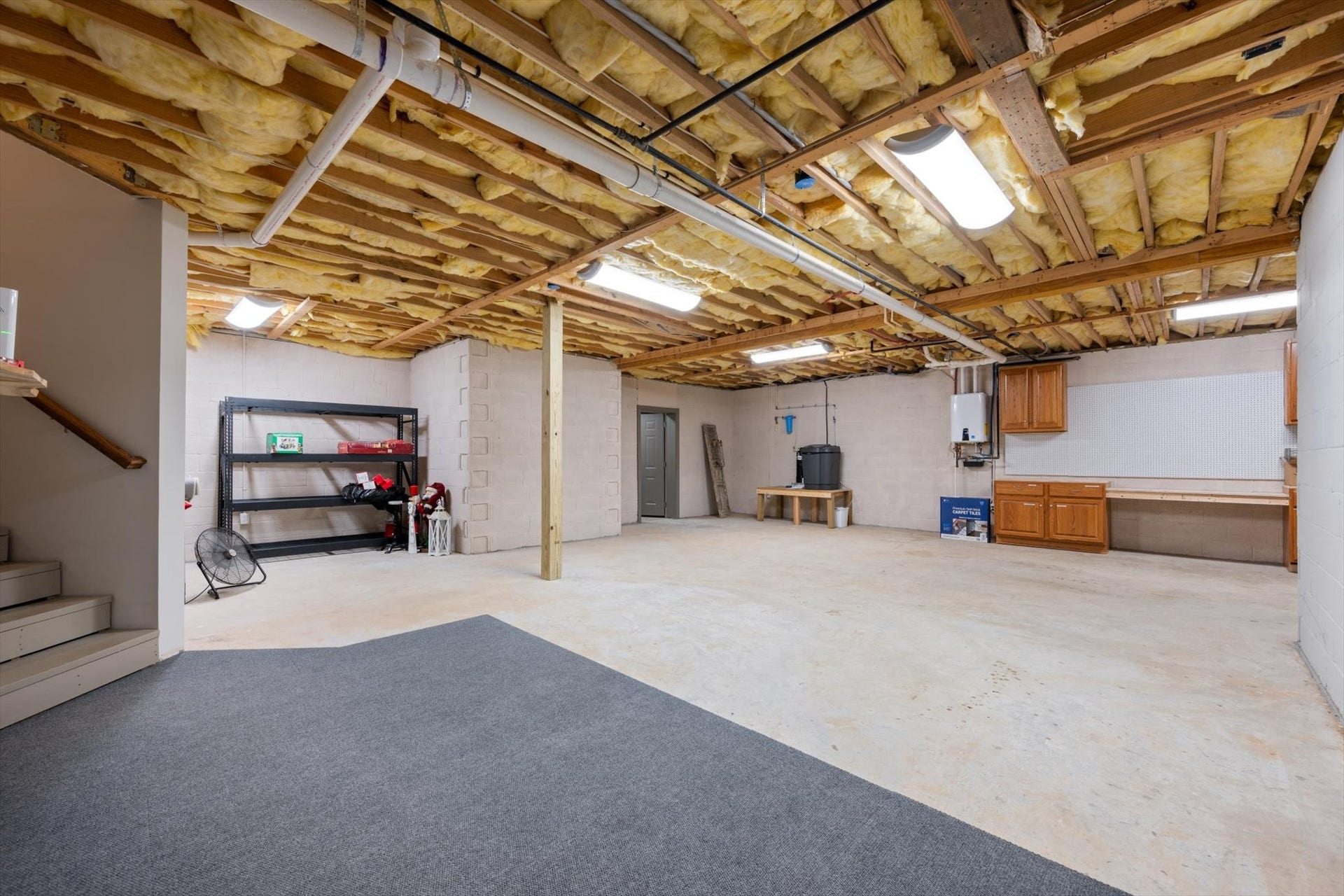 2711 Ernest Hawkins Rd, Columbia, TN 38401 Garage attached on basement level can hold up more vehicles.
