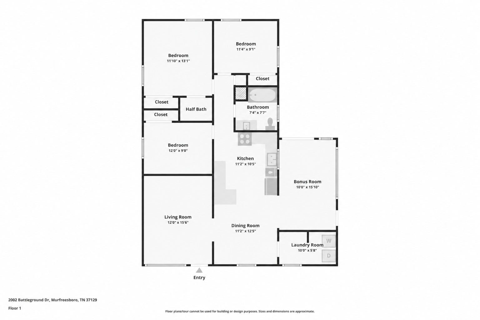 2002 Battleground Dr, Murfreesboro, TN 37129 2002 Battleground Dr, Murfreesboro, TN 37129