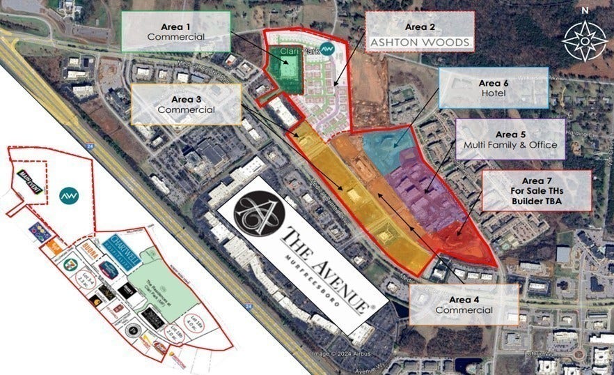 2718 Willowoak Trl, Murfreesboro, TN 37129 Promenade at Clari Park is ideally located across the street from The Avenue and is part of the vibrant Clari Park development, placing you just steps away from a wide variety of restaurants and shopping.