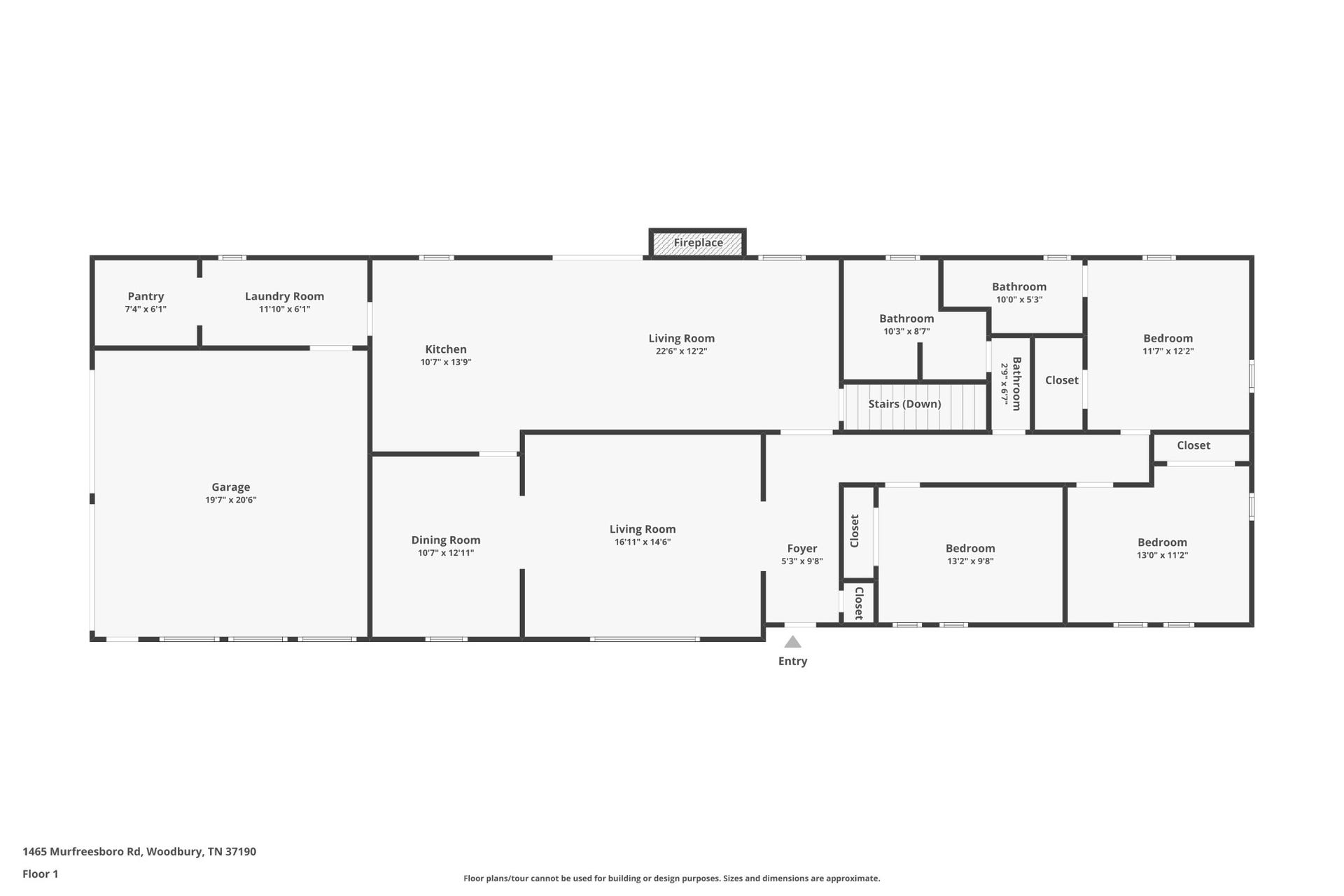 1465 Murfreesboro Rd, Woodbury, TN 37190 1465 Murfreesboro Rd, Woodbury, TN 37190