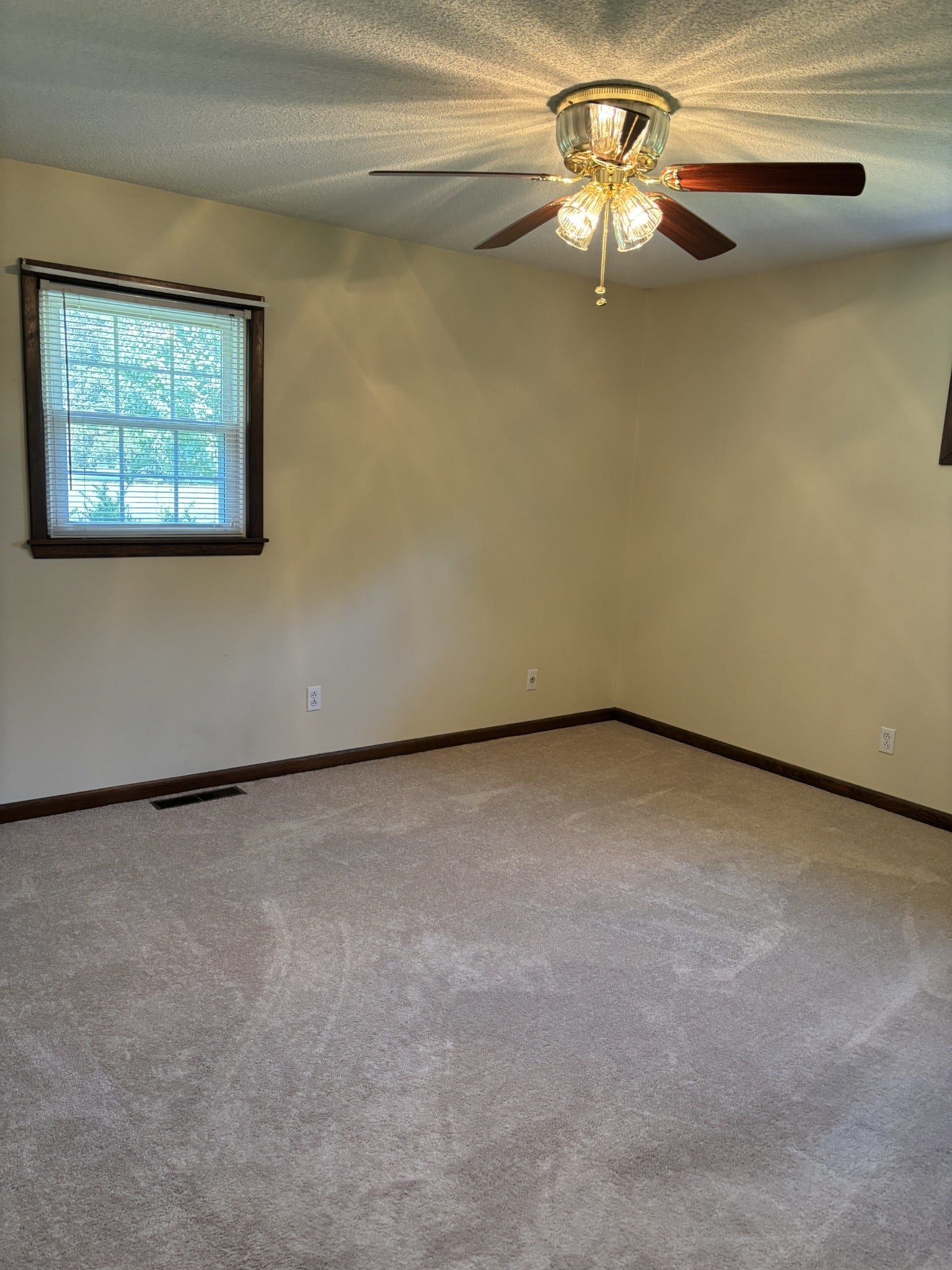 141 Doak Rd, Manchester, TN 37355 Primary bedroom has lots of lighting with his/her closets.