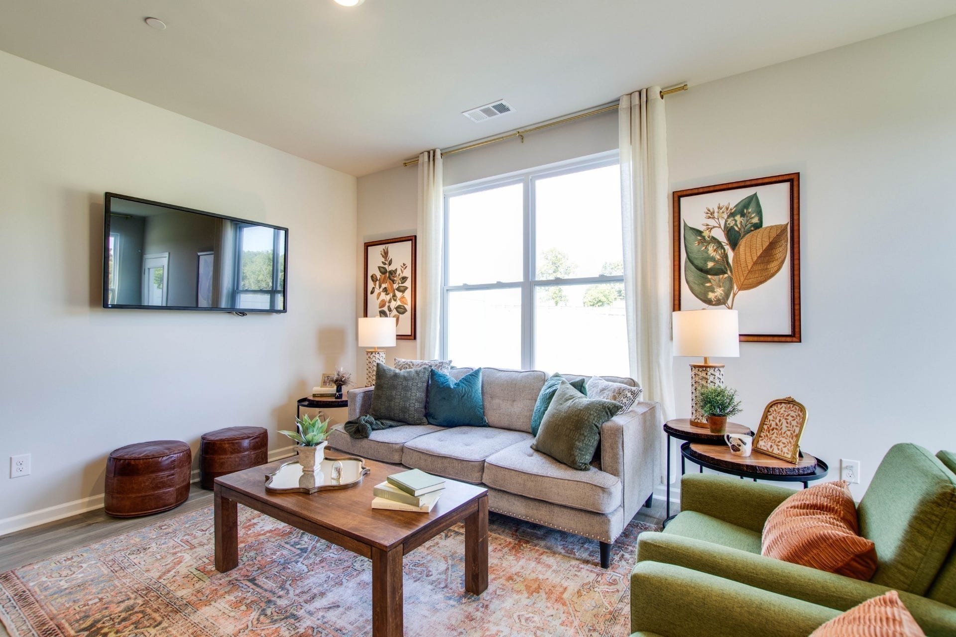 102 Mackenzie Way, Lewisburg, TN 37091 Living room has double windows and glass patio door for lots of natural light!