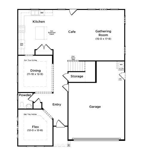 332 Black Bear Drive, Mount Pleasant, TN 38474 Main Story Floor Plan