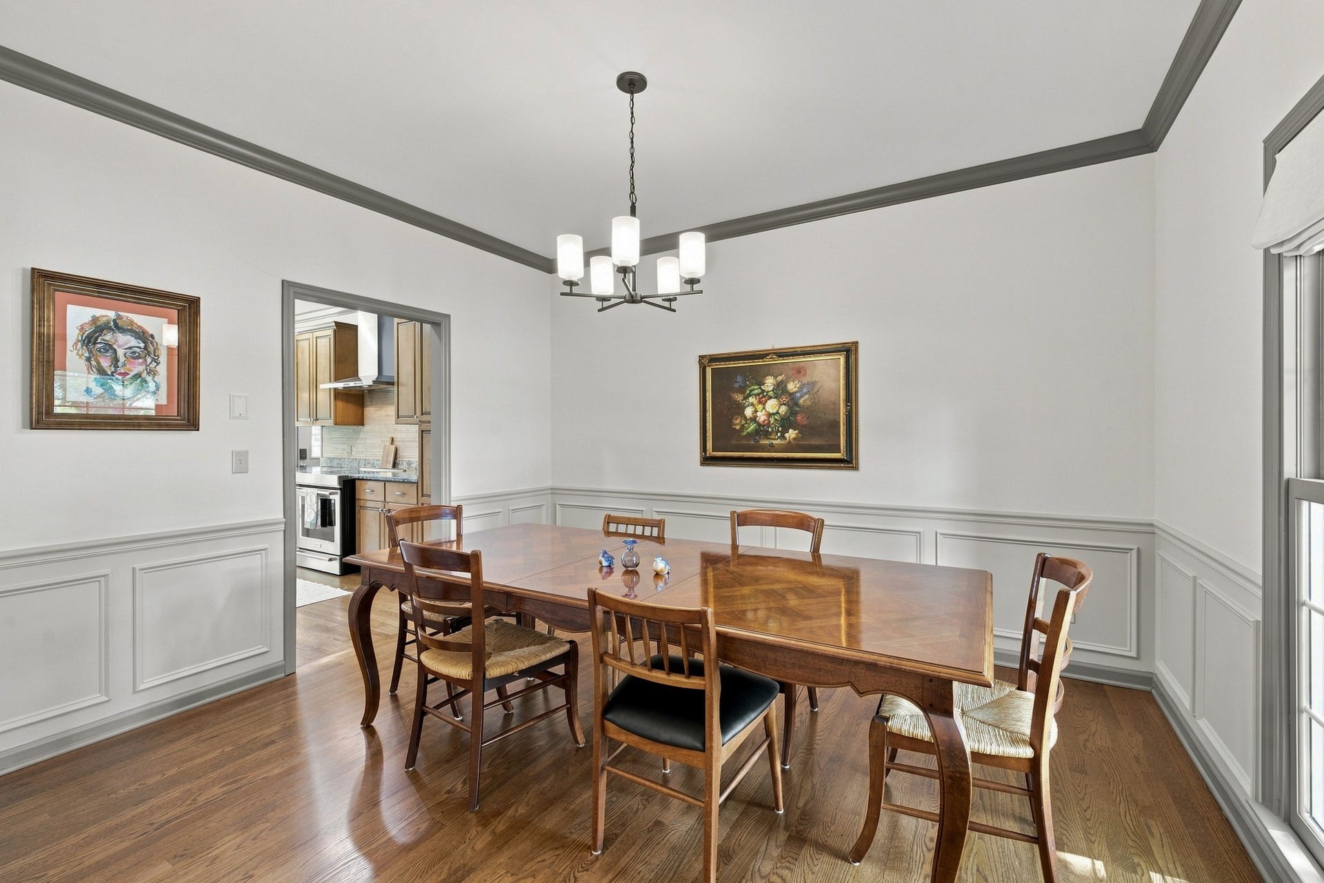 830 Banner Dr, Murfreesboro, TN 37129 Formal Dining Room. All new elegant hardwood floors and paint throughout the entire home.