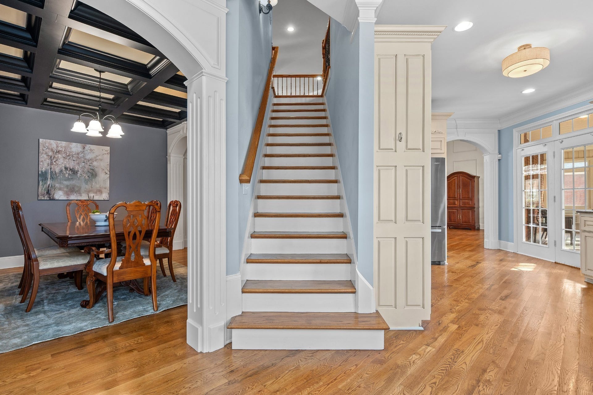 2638 Big Eagle Trl, Murfreesboro, TN 37127 The back stairwell creates more privacy for the family