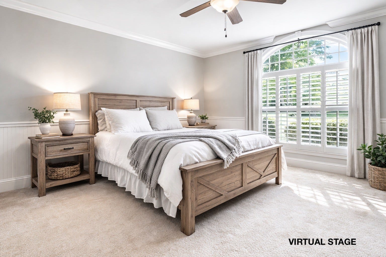 2638 Big Eagle Trl, Murfreesboro, TN 37127 Bedroom #3 is also downstairs. This is virtual staged