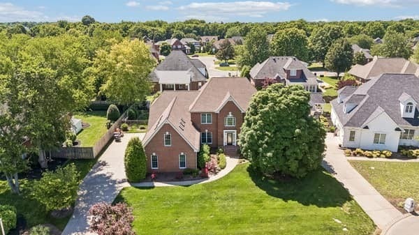 1503 Bradberry Dr, Murfreesboro, TN 37130 Drone View Of 1503 BRADBERRY Dr And Surrounding Executive Homes