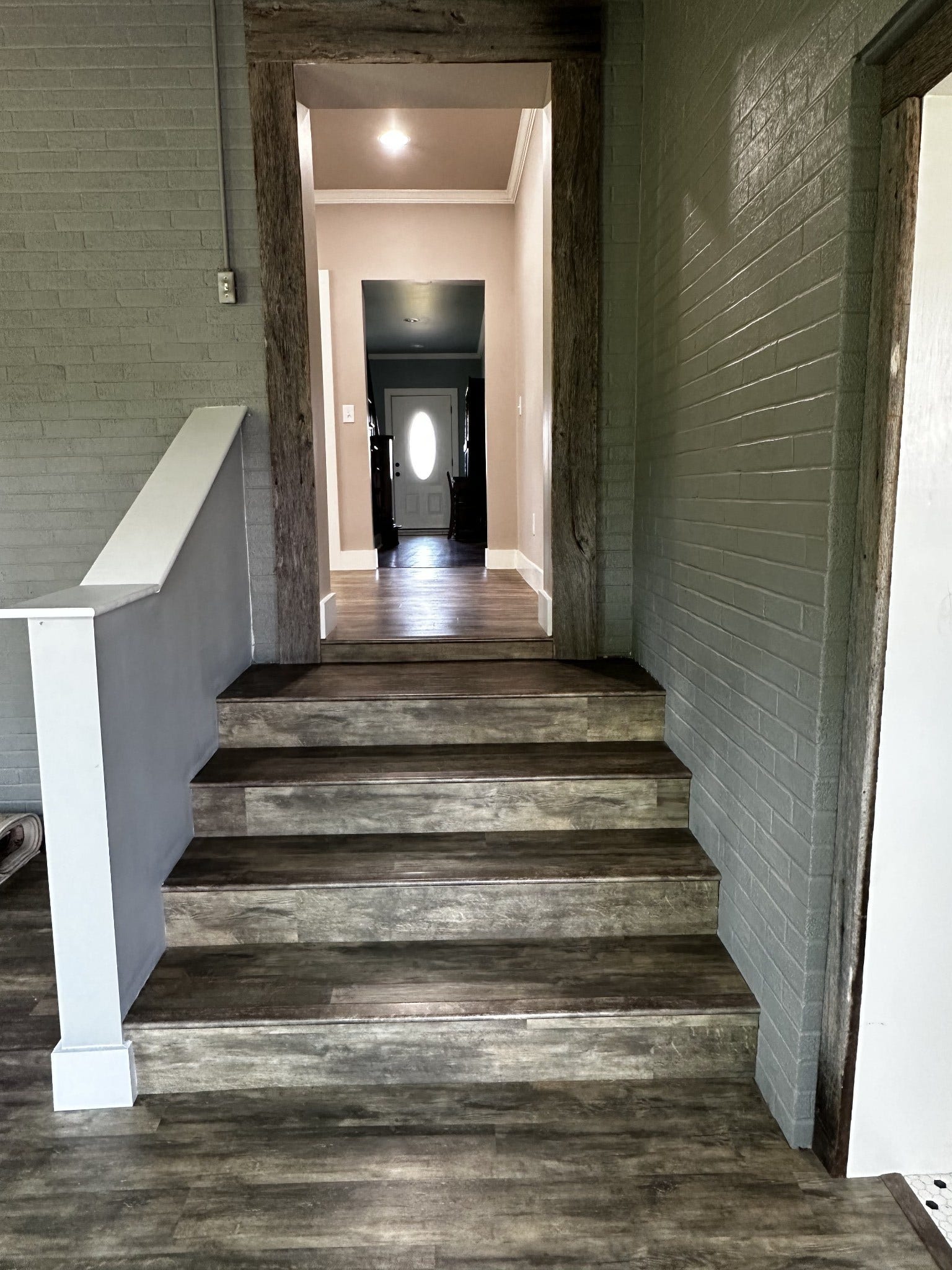 2930 Murfreesboro Hwy, Manchester, TN 37355 Stairs that lead to Den from Kitchen