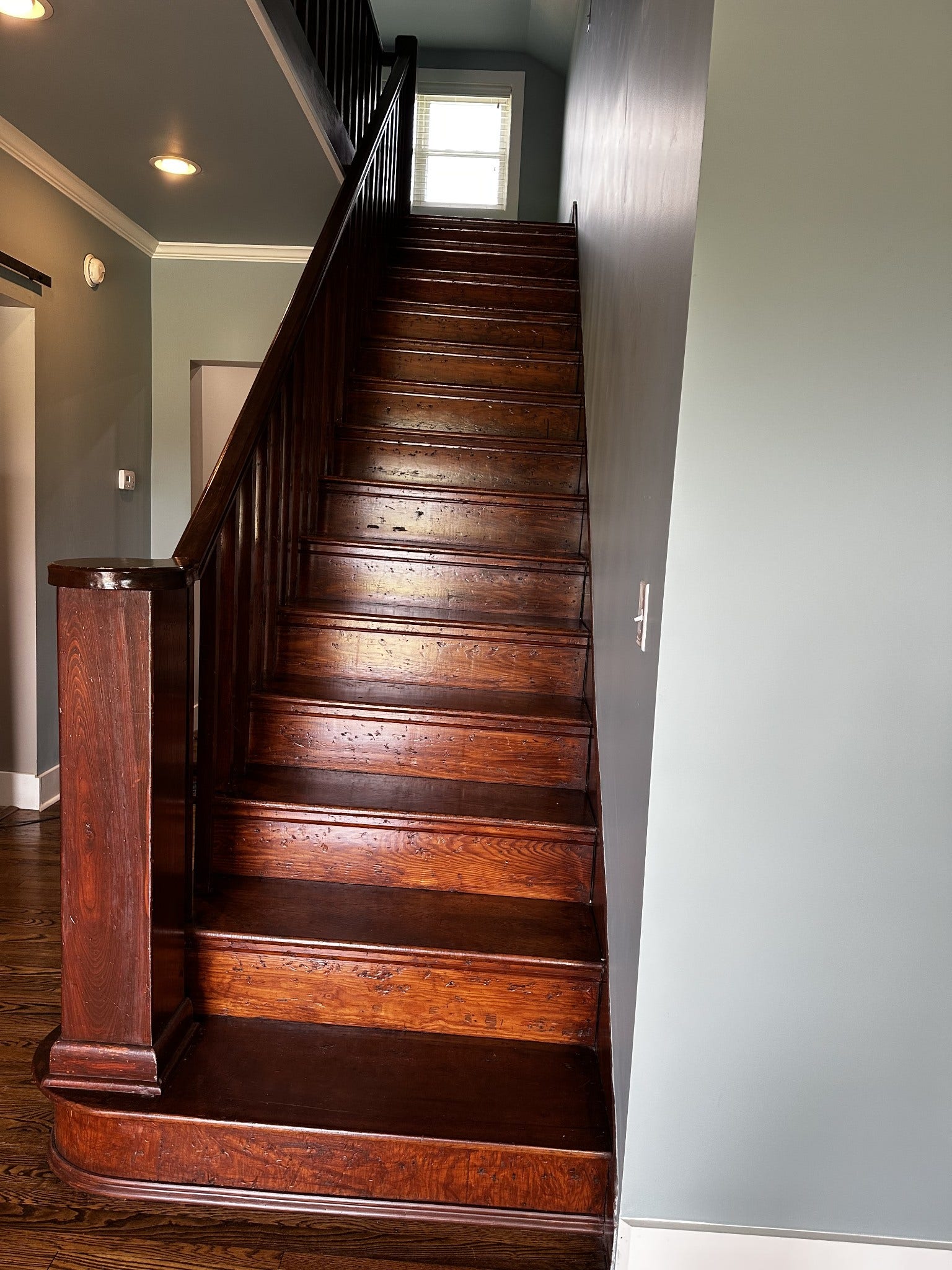 2930 Murfreesboro Hwy, Manchester, TN 37355 Refinished original stairs and railing