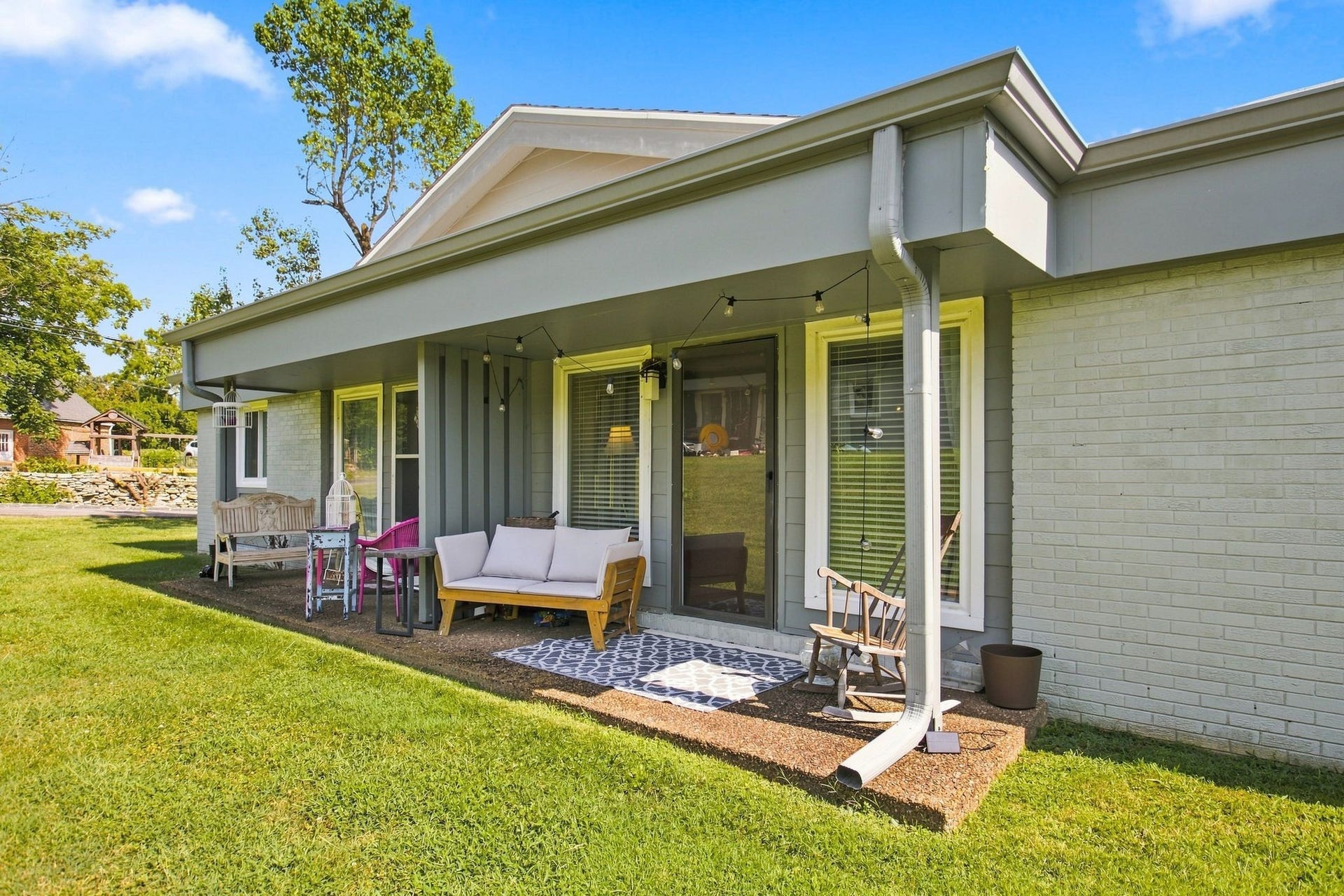 1900 Richard Jones Rd, #N3, Nashville, TN 37215 The back patio is great for having coffee in the morning and evening cocktails