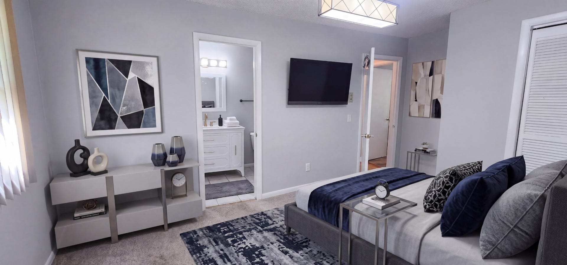 4321 Setters Rd, Nashville, TN 37218 Primary Bedroom - Virtually Enhanced (C)