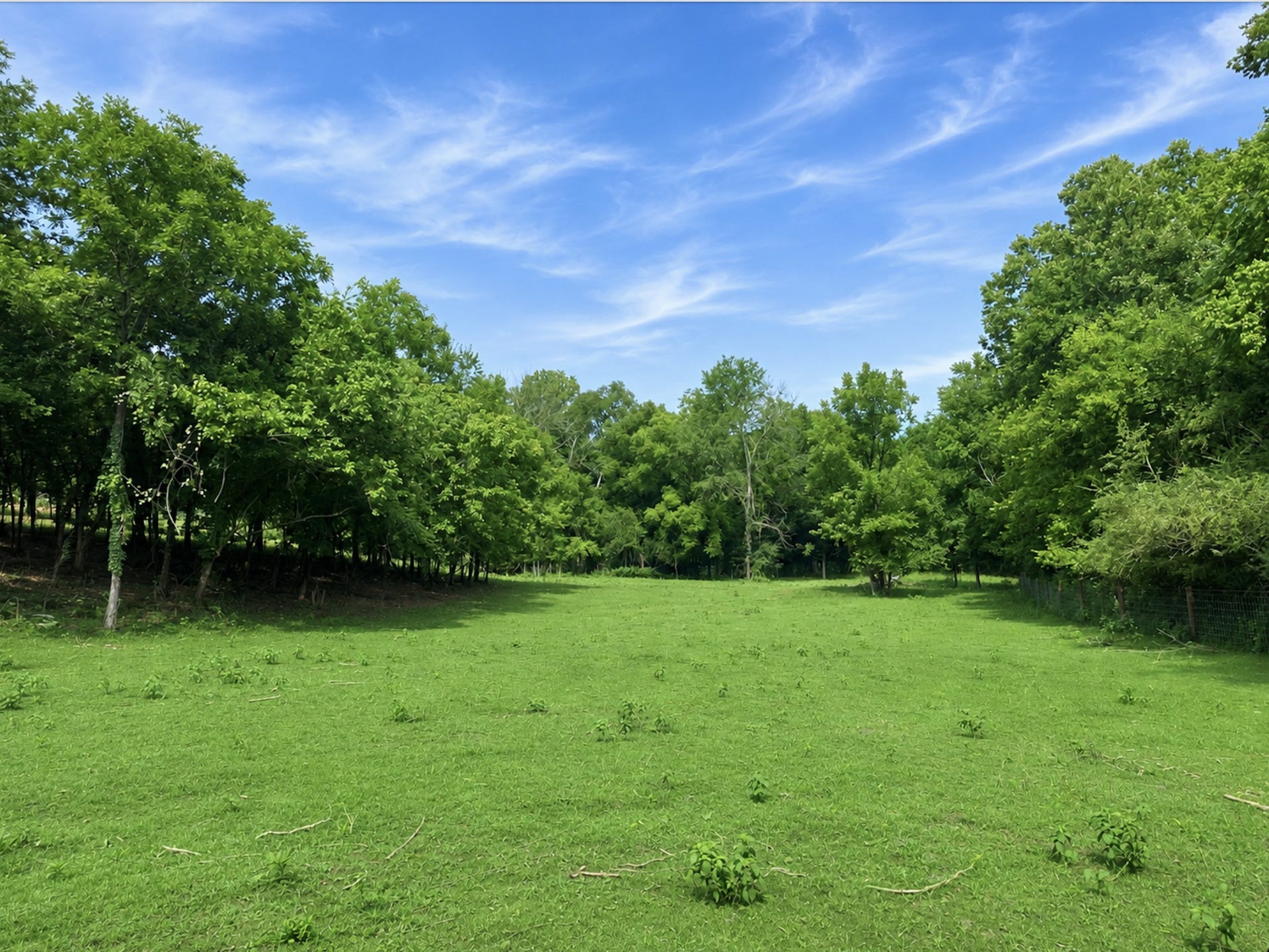 beautiful & peaceful flat land. enhanced to amplify grass.