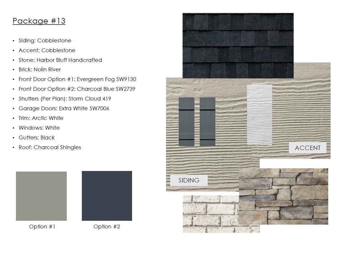 1003 Flat Swing, Columbia, TN 38401 Color Scheme for exterior of this home
