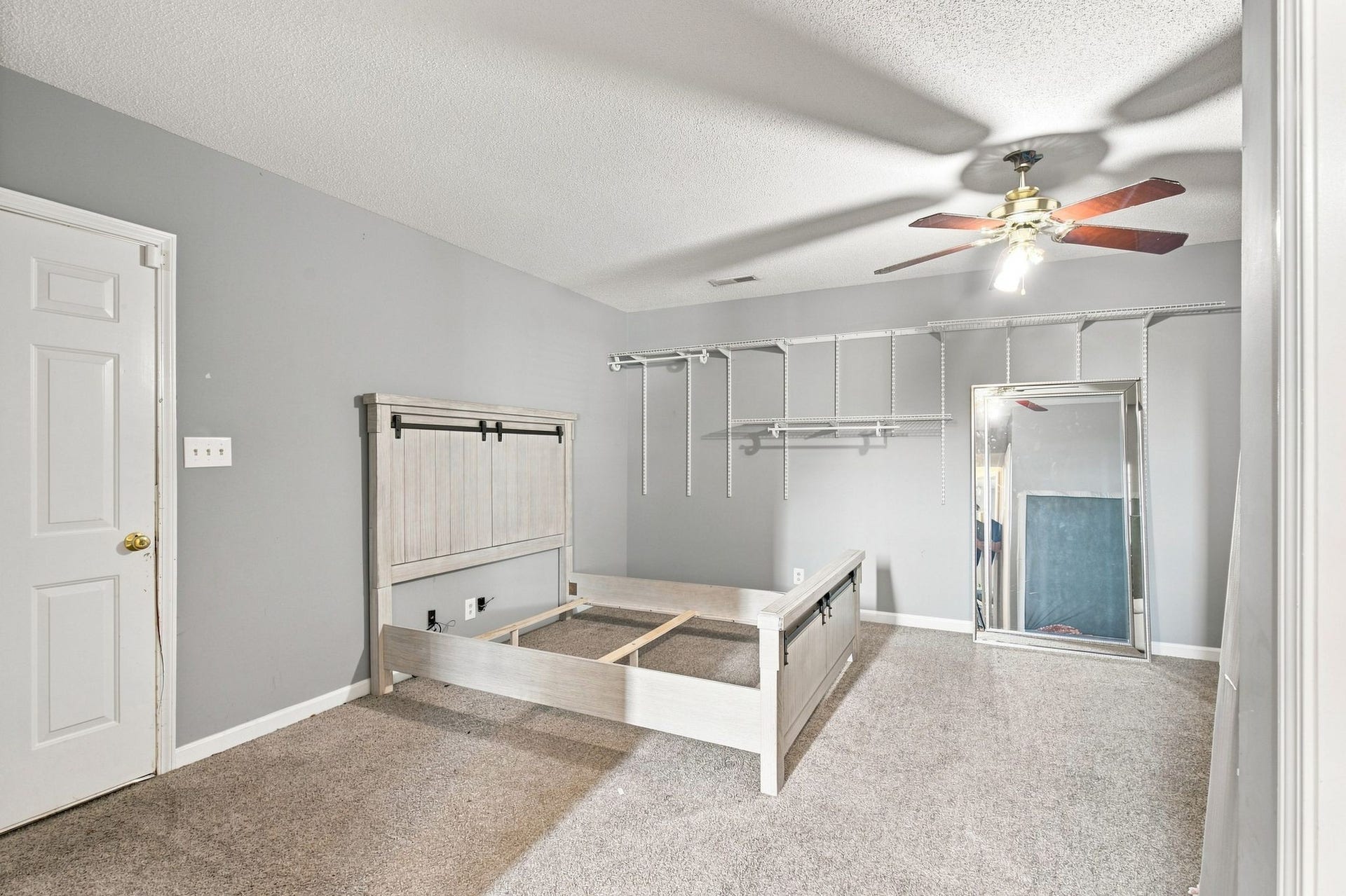 3397 Dresden Way, Clarksville, TN 37042 Lower-level en-suite featuring a spacious bedroom, full bathroom, and independent exterior access through the garageideal for guests, multigenerational living, or added privacy.