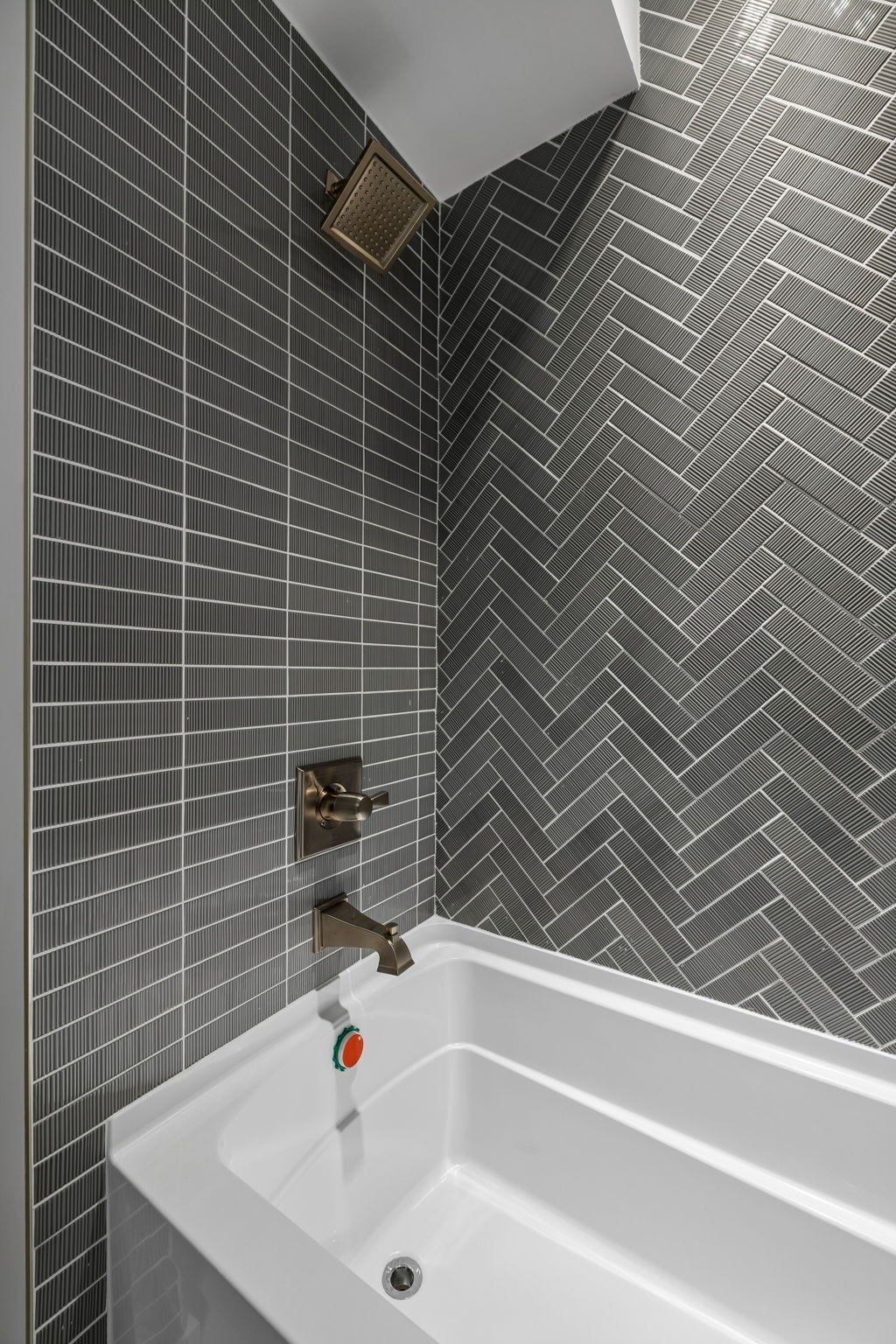 6413 Ranchero Dr, #B, Nashville, TN 37209 Downstairs Custom Tile in Bathroom