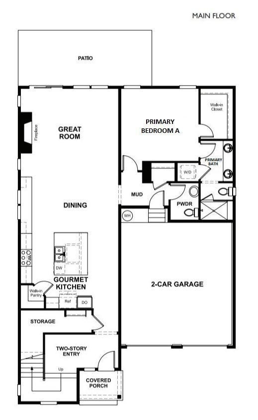 406 Downs Lane, Mount Juliet, TN 37122 The 1st floor features a spacious, open concept layout perfectly designed for everyday living and entertaining. A 1st floor Owner's Suite is included with this home along with a gourmet kitchen, hardwood stairs and a gas fireplace in the great room.