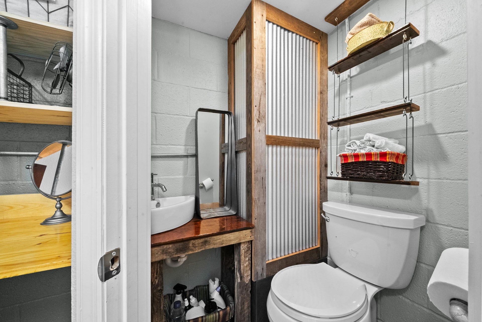 Basement Pool Bathroom