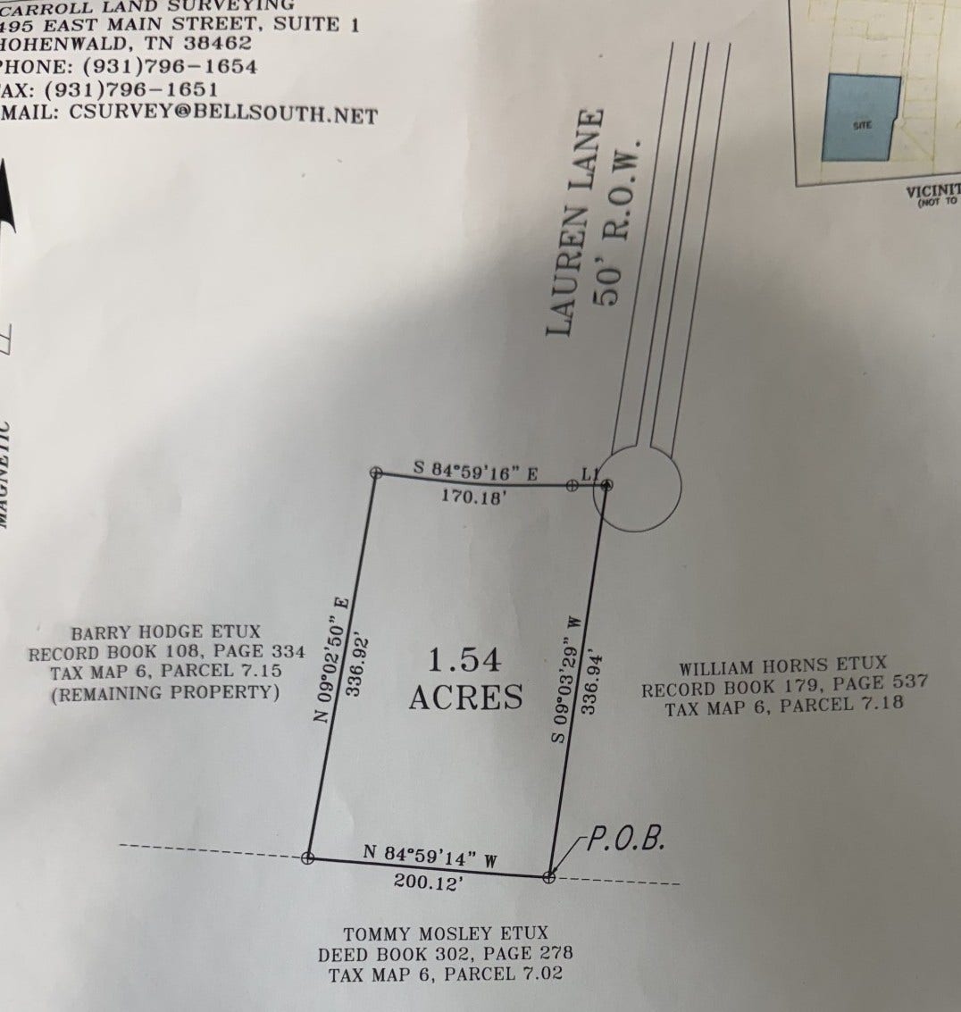 0 Lauren Lane, Mount Pleasant, TN 38474 0 Lauren Lane, Mount Pleasant, TN 38474