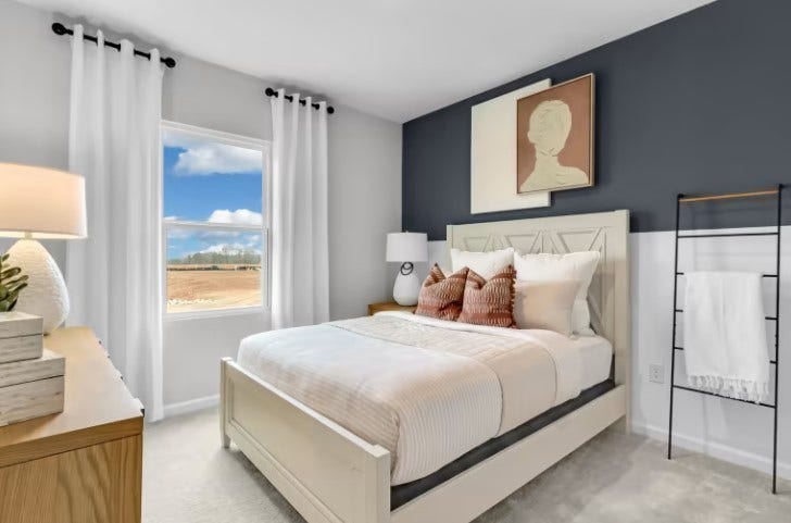 ***Photo is from a previously built Whimbrel model home***

Bedroom #2 is located on the 1st floor and is perfect for out-of-town guests or multi-generational living!