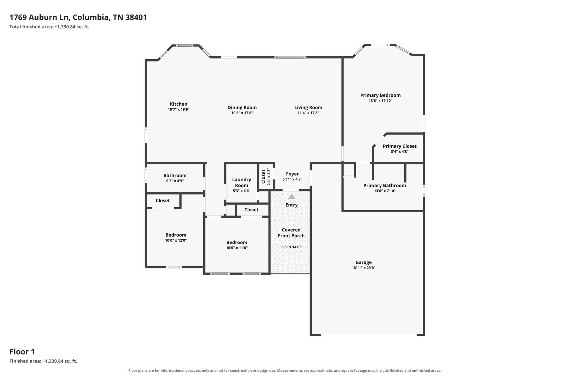 1769 Auburn Ln, Columbia, TN 38401