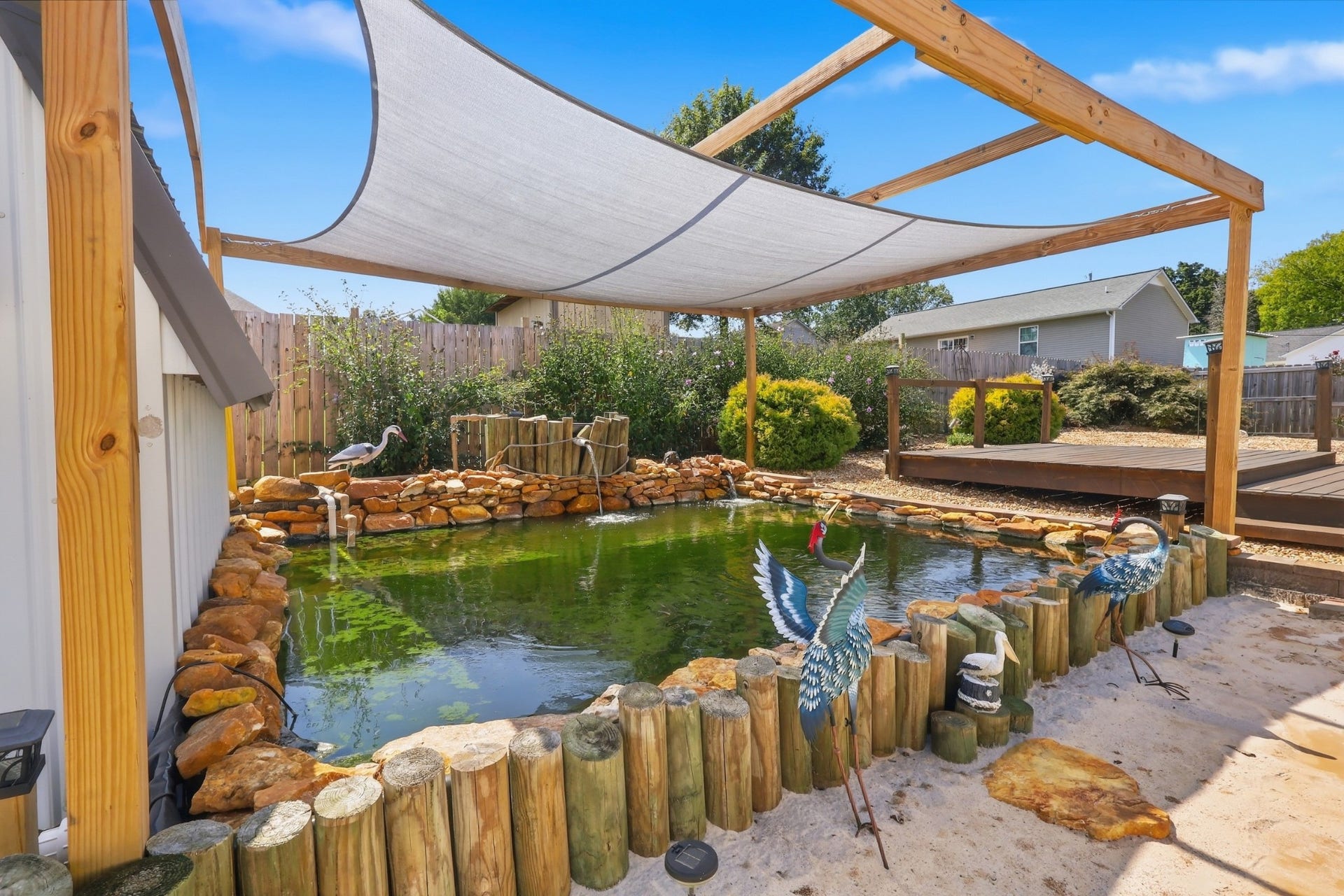 2109 Williamsport Pike, Columbia, TN 38401 Newly installed koi pond