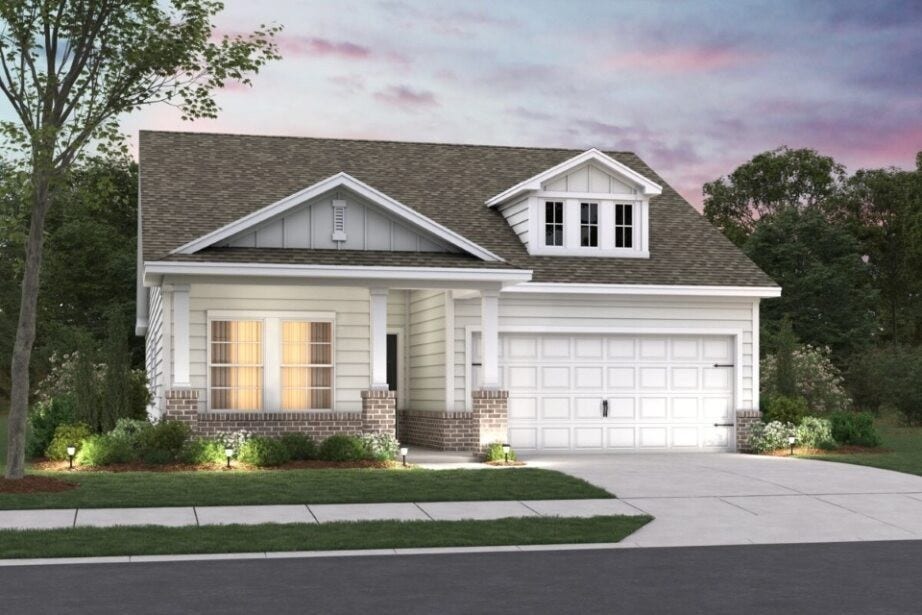 2970 Sharpstone Drive, Columbia, TN 38401 Freestone Elevation D Rendering