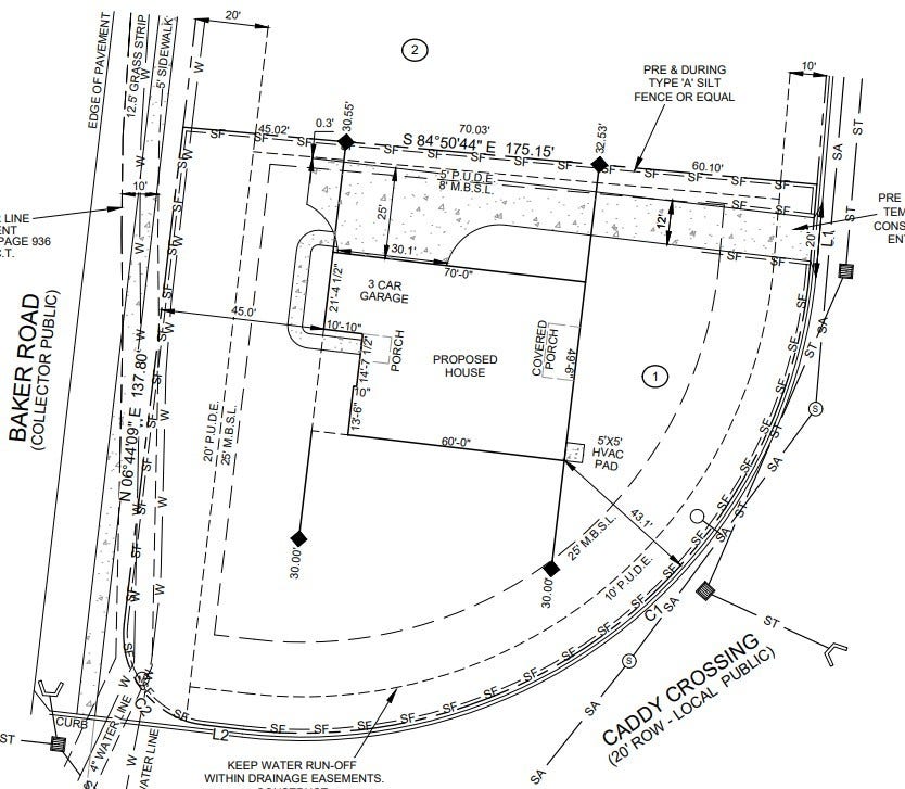564 Baker Road, Columbia, TN 38401 .38 Acre secluded lot surrounded by trees