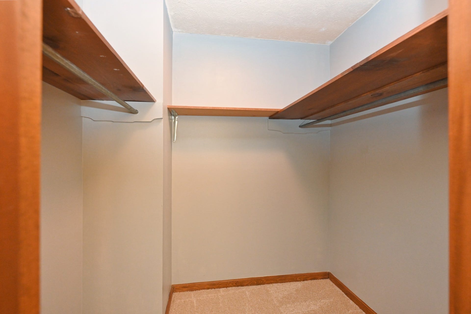 primary bedroom walk in closet!