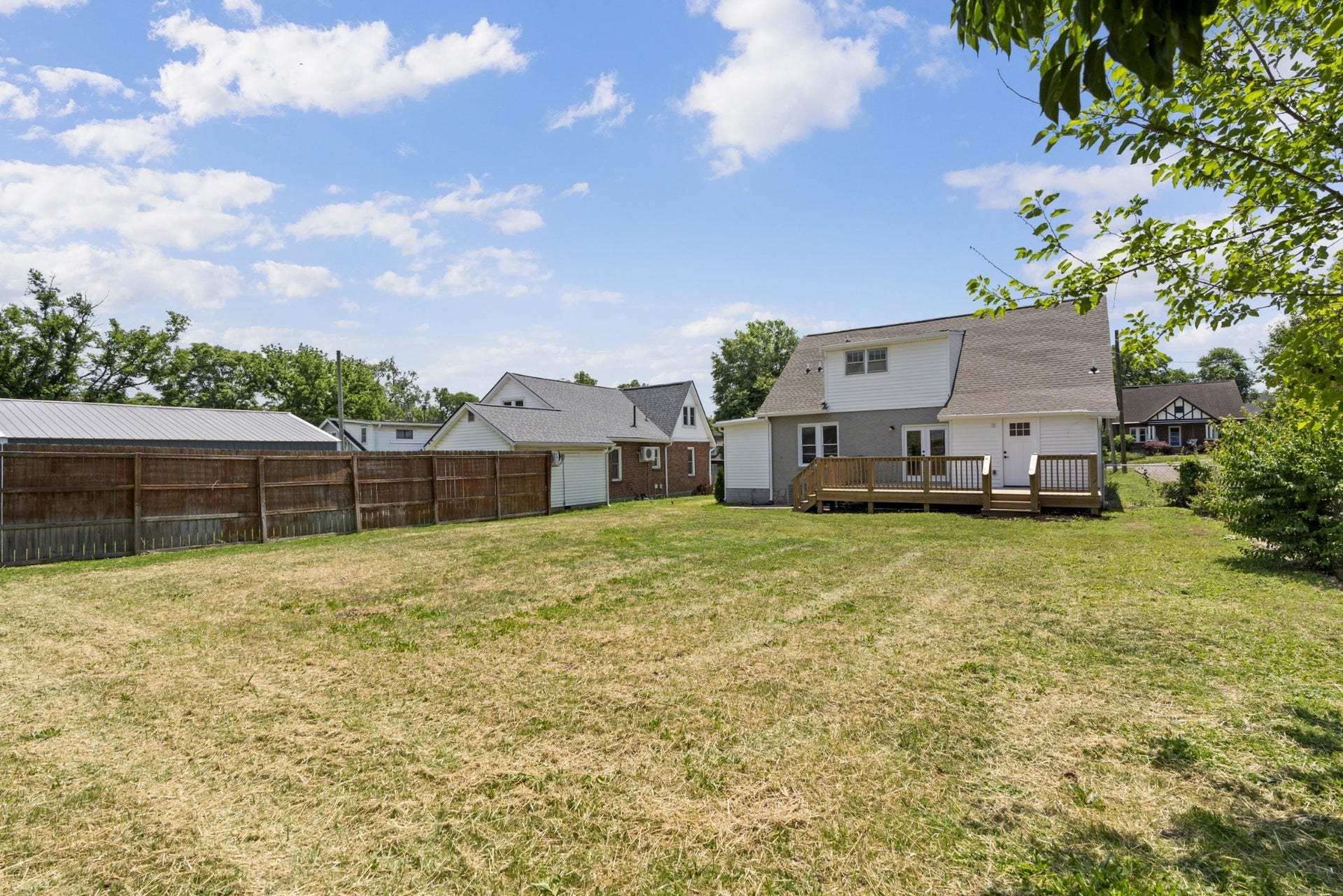 .25 acre fenced lot.