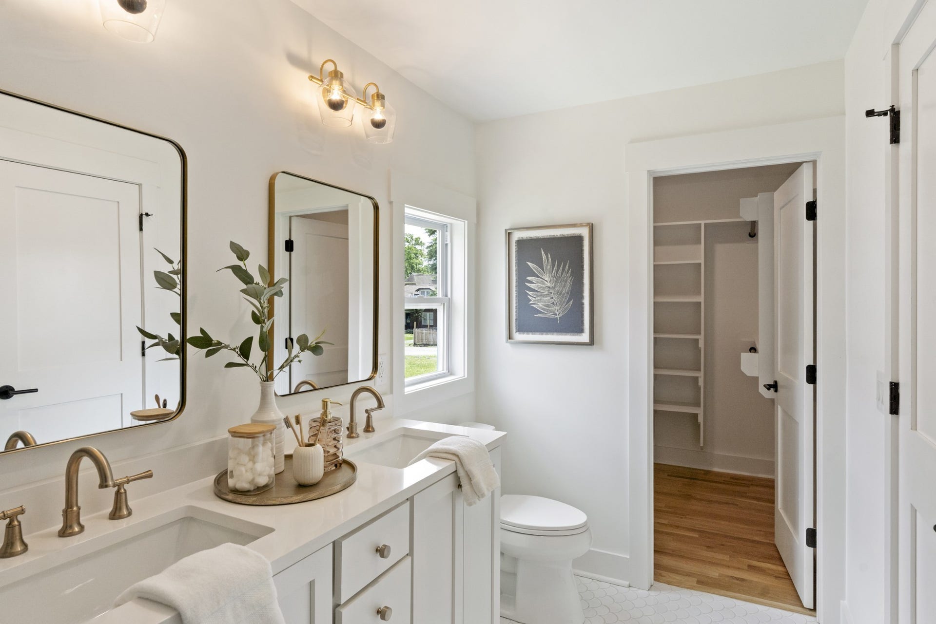 Large walk in closets